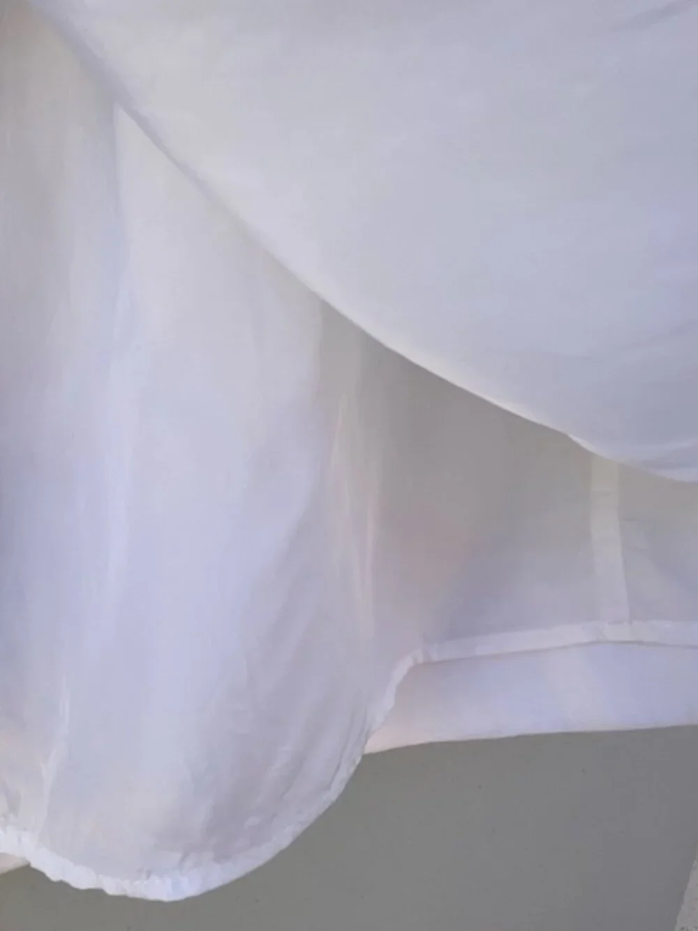 Vintage Giorgio Armani Le Collezioni Ivory Linen Wrap Skirt